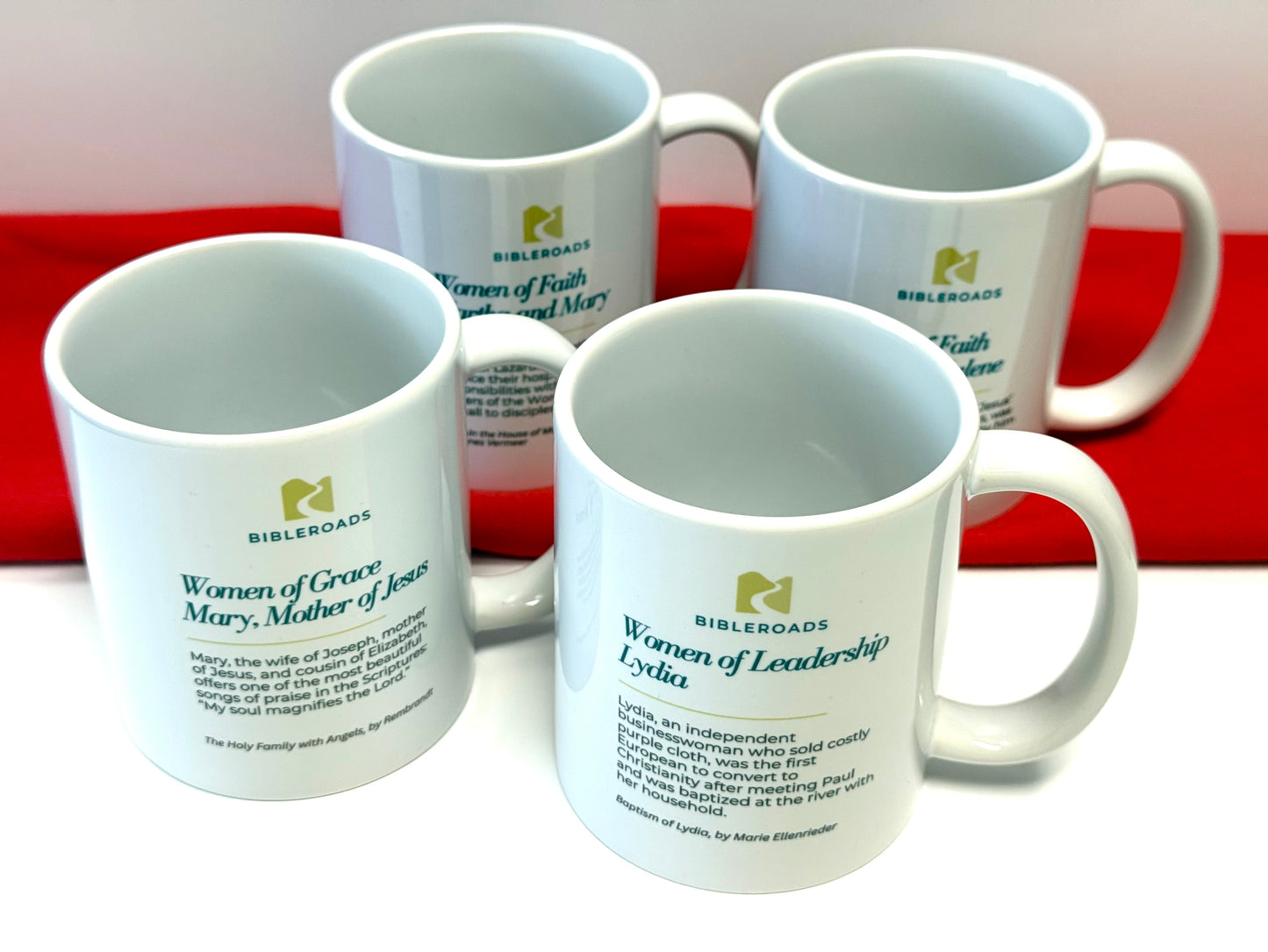Special 4-Pack: Women of the New Testament (Mary, Mary Magdalene, Mary and Martha, Lydia) - Mugs