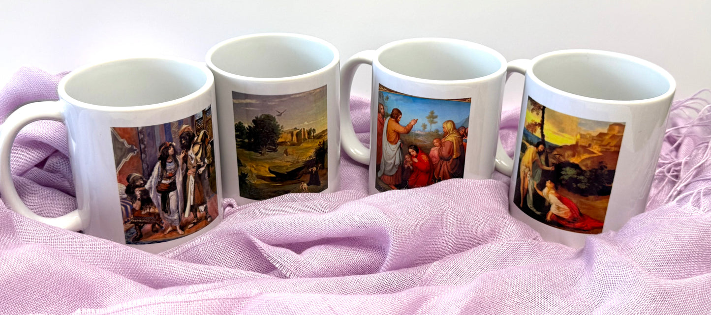 Madelon's Special 4-Pack: (Hagar, Rahab, Mary Magdalene, Lydia) - Mugs
